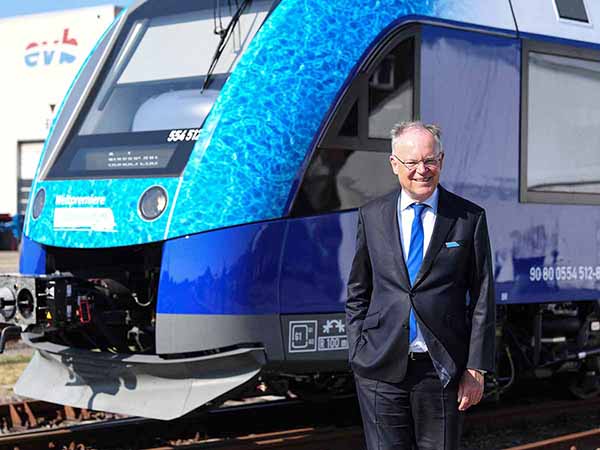 Alemania inaugura primera flota de trenes de hidrógeno en el mundo