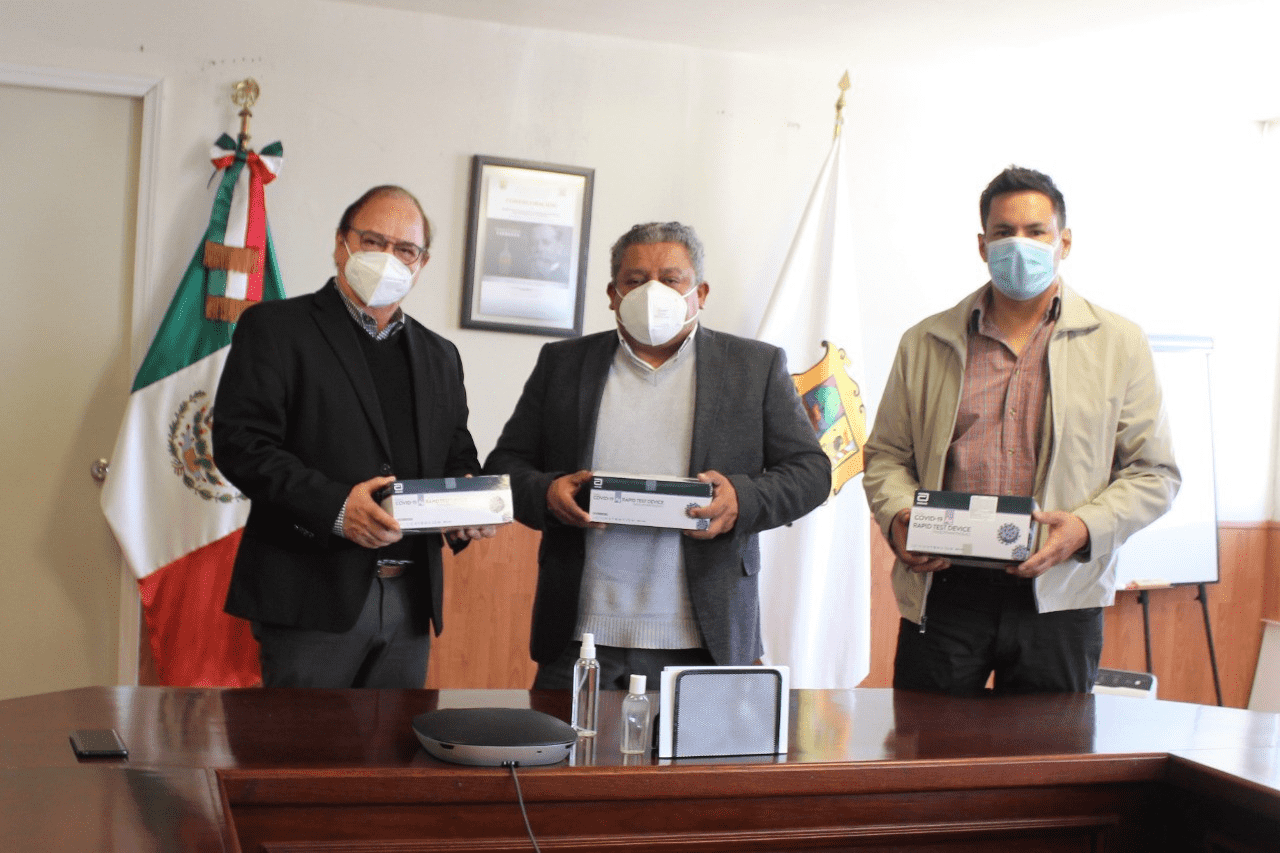 ENTREGA SECRETARÍA DE SALUD PRUEBAS RÁPIDAS AL INSTITUTO NACIONAL ELECTORAL, DELEGACIÓN COAHUILA
