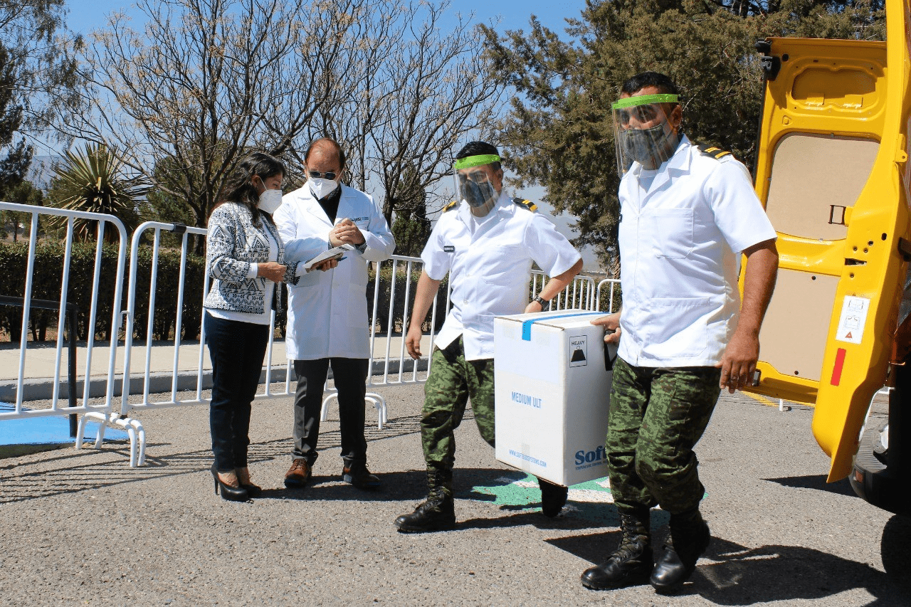 LLEGA A COAHUILA NUEVA REMESA DE VACUNAS PFIZER PARA PERSONAL DE SALUD Y ADULTOS MAYORES DE FRONTERA