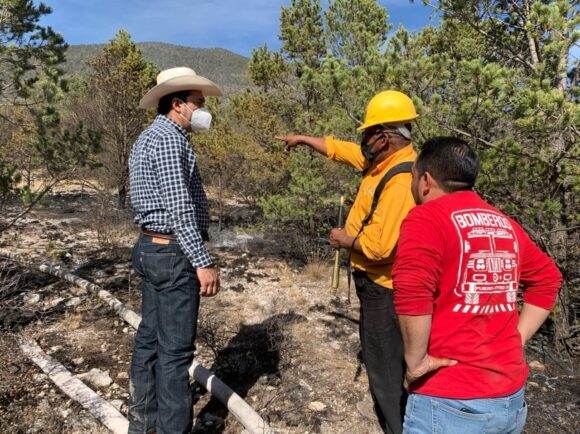 Se registra incendio en sierra de Arteaga