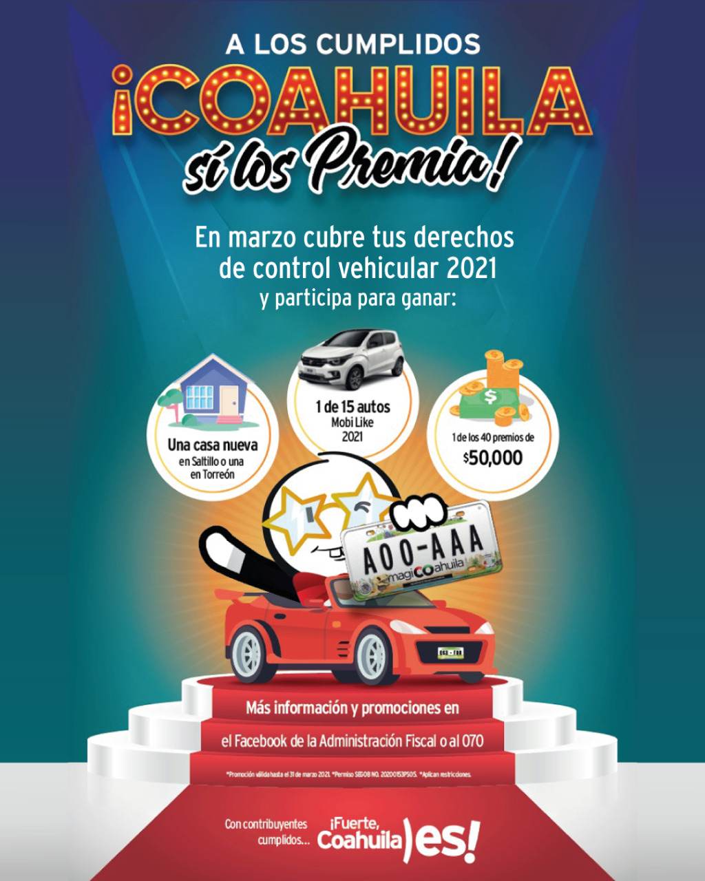 A todos los cumplidos…¡Coahuila sí los premia!