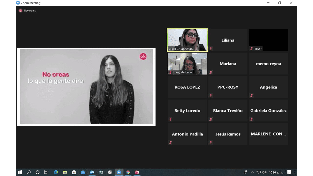 SIGUE CICLO DE VIDEOCONFERENCIAS DE CAPACITACIÓN A SEFIRC COAHUILA