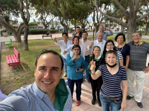 Supervisa Manolo tercera etapa de “Mi Plaza, Mi Casa”