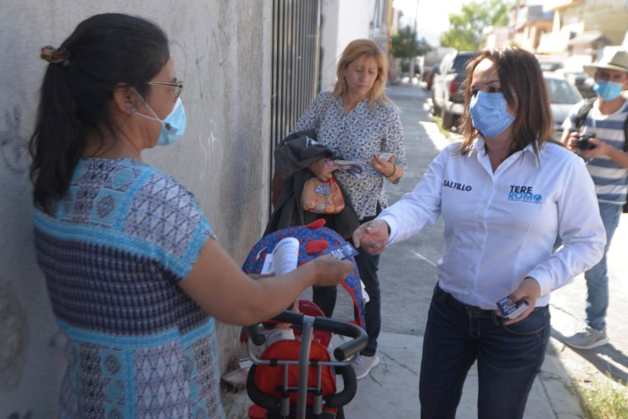 Mejor transporte y más seguridad para Saltillo: Tere Romo