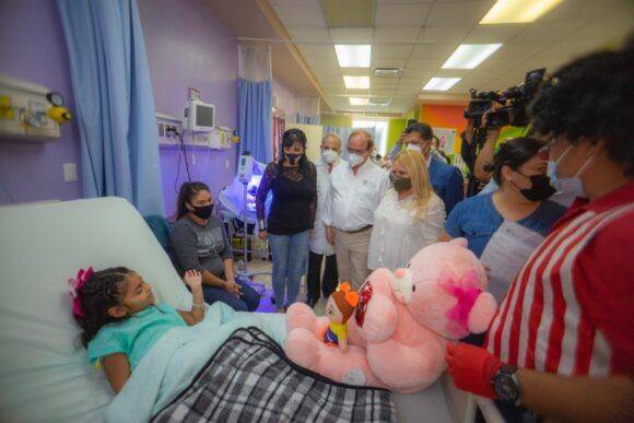 SUPERVISA MARCELA GORGÓN SALUD DE NIÑA Y  NIÑOS HOSPITALIZADOS