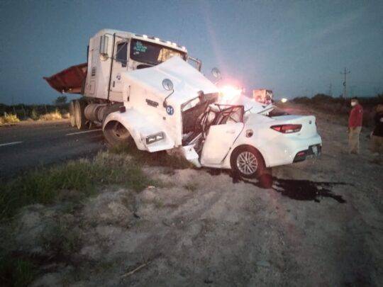 Tragedia en la Carretera 53; iban a Monterrey