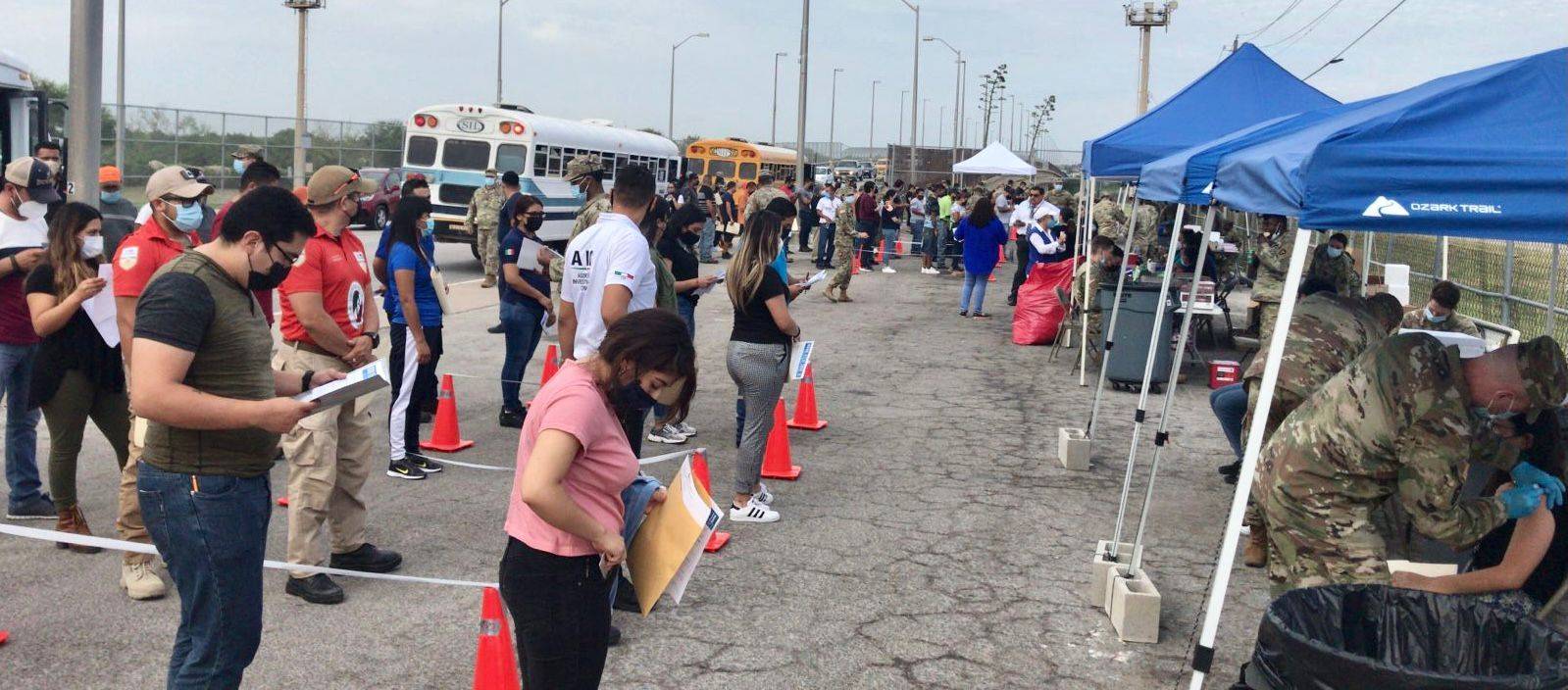 INICIÓ APLICACIÓN DE VACUNAS EN PUENTES INTERNACIONALES DE COAHUILA