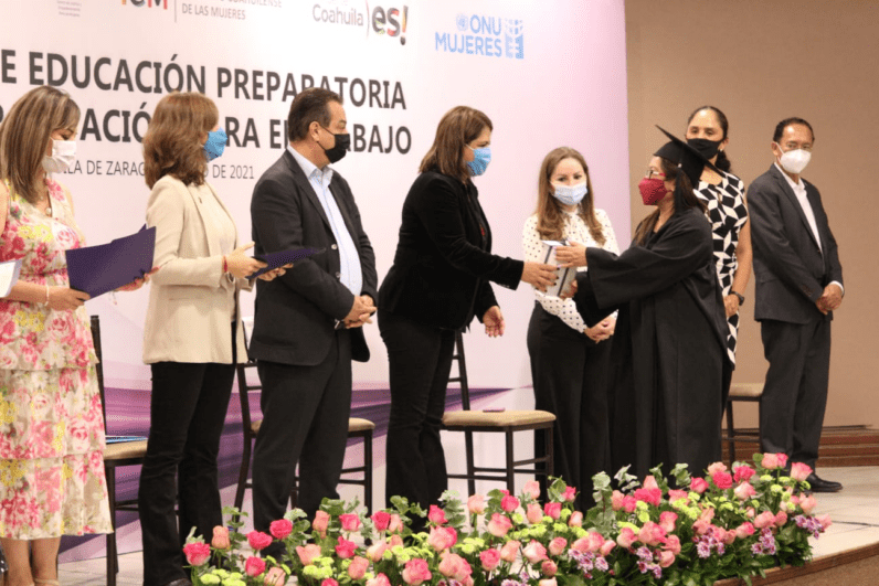 SE APOYA LA IGUALDAD DE LAS MUJERES EN COAHUILA AL DOTARLAS DE OPORTUNIDADES EDUCATIVAS PARA SU DESARROLLO