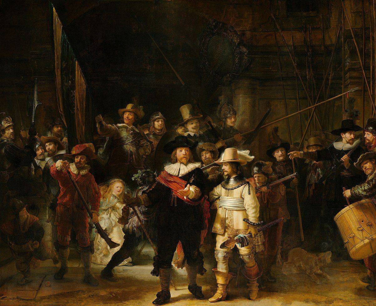 Restituyen partes de «La ronda de noche» de Rembrandt con inteligencia artificial