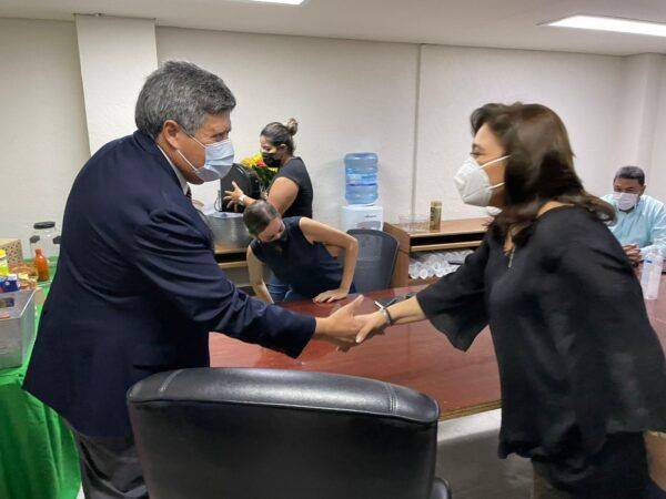 Respalda Diana Haro la construcción del IMSS