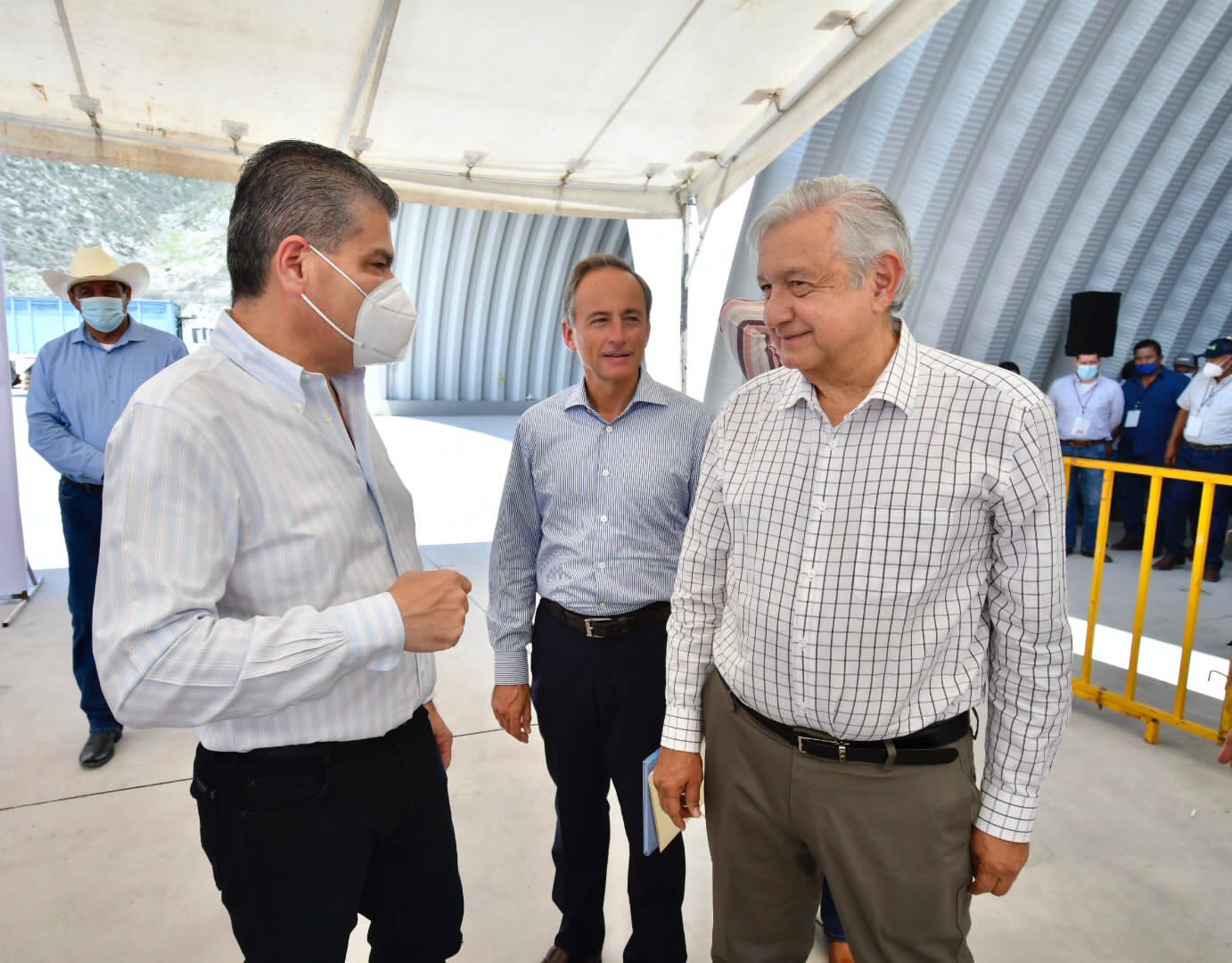Cierran filas AMLO, MARS y JRAT; por agua saludable para la Laguna