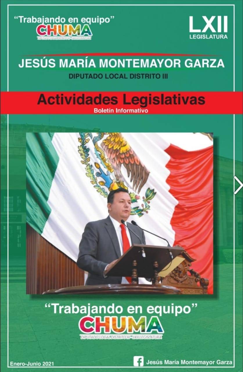 Trabajando en equipo, Chuma Montemayor informa actividades legislativas