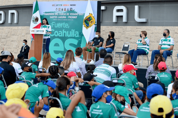CON GRAN ÉXITO, CLAUSURAN EL CURSO DE VERANO 2021 SANTOS – PRONNIF COAHUILA