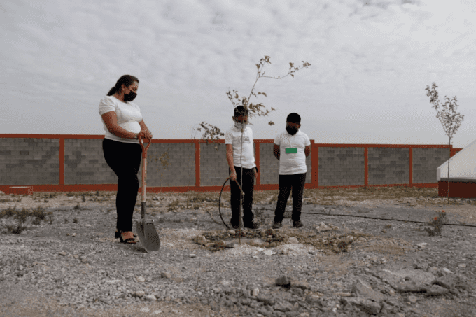 EN COAHUILA: REGRESO A CLASES CON UN ÁRBOL
