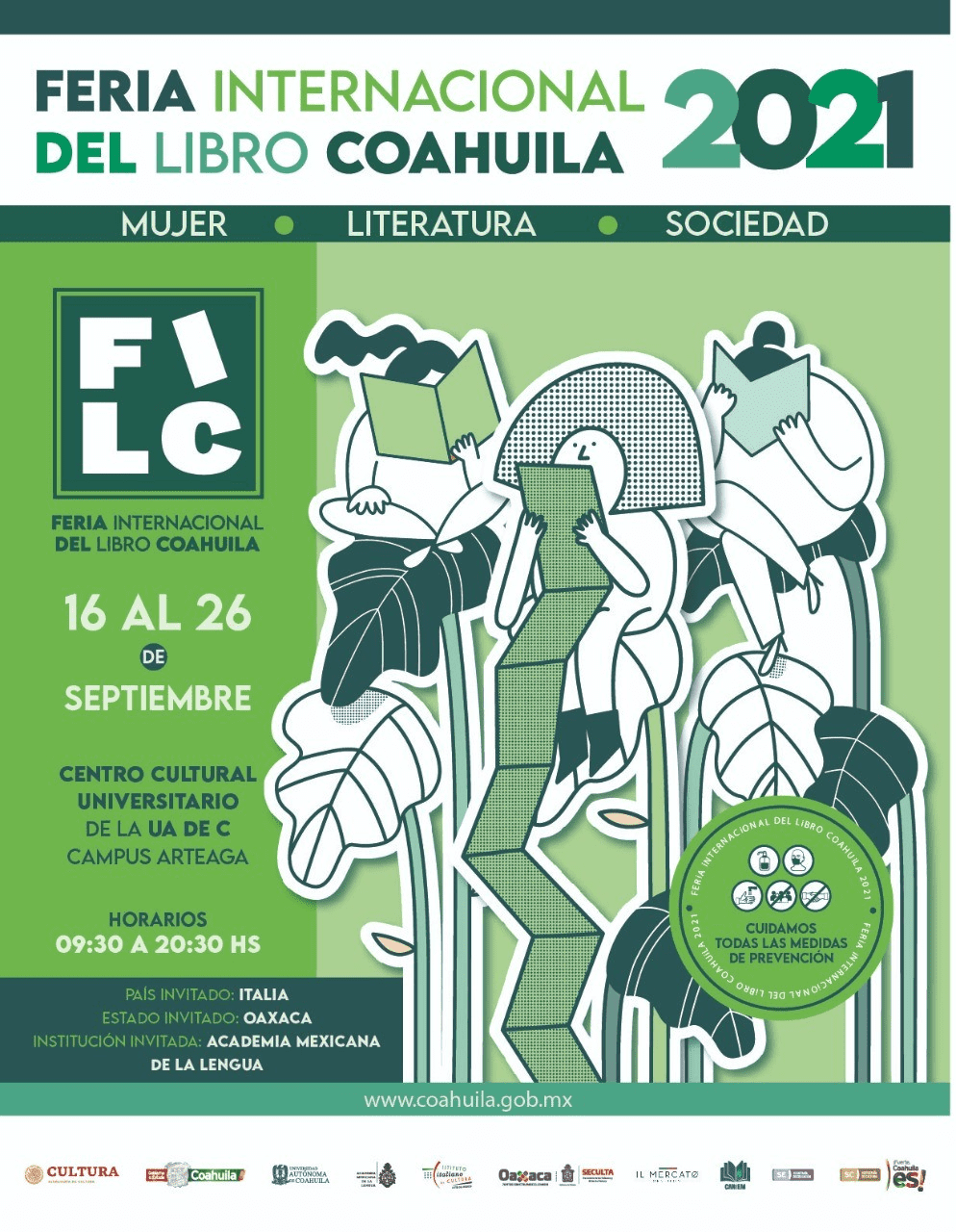 FERIA DEL LIBRO COAHUILA 2021 OFRECERÁ TRANSPORTE GRATUITO A SUS INSTALACIONES