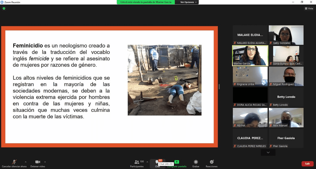 REFUERZA COAHUILA CAPACITACIÓN A SU PERSONAL EN PREVENCIÓN DEL FEMINICIDIO