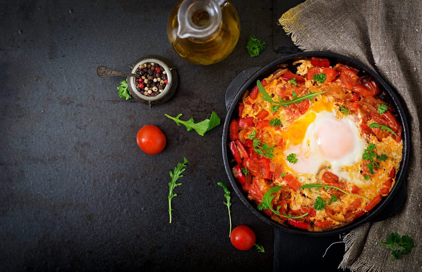 Desayuno rápido: prepara shakshuka