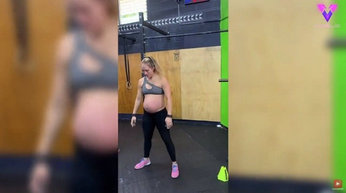 Mujer embarazada se hace viral por seguir entrenando CrossFit: «me sentí más poderosa»