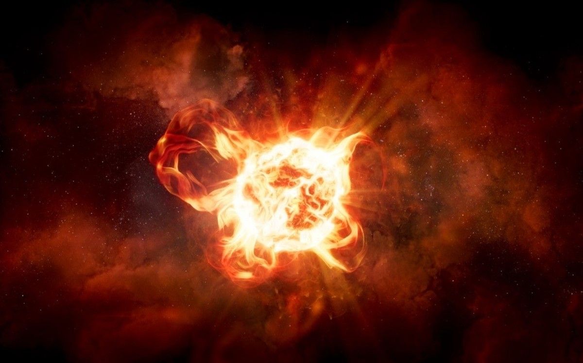 Científicos captan la muerte de una rara estrella gigante