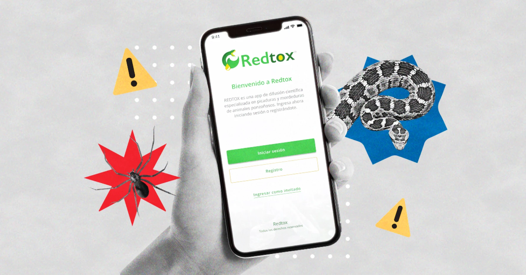 Redtox, la app que te dice qué hacer si una araña te pica