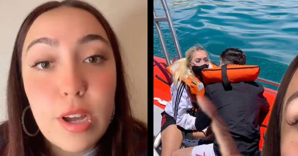 En medio del mar, joven se entera que su novio la engañó con su amiga: «no mereces esto»