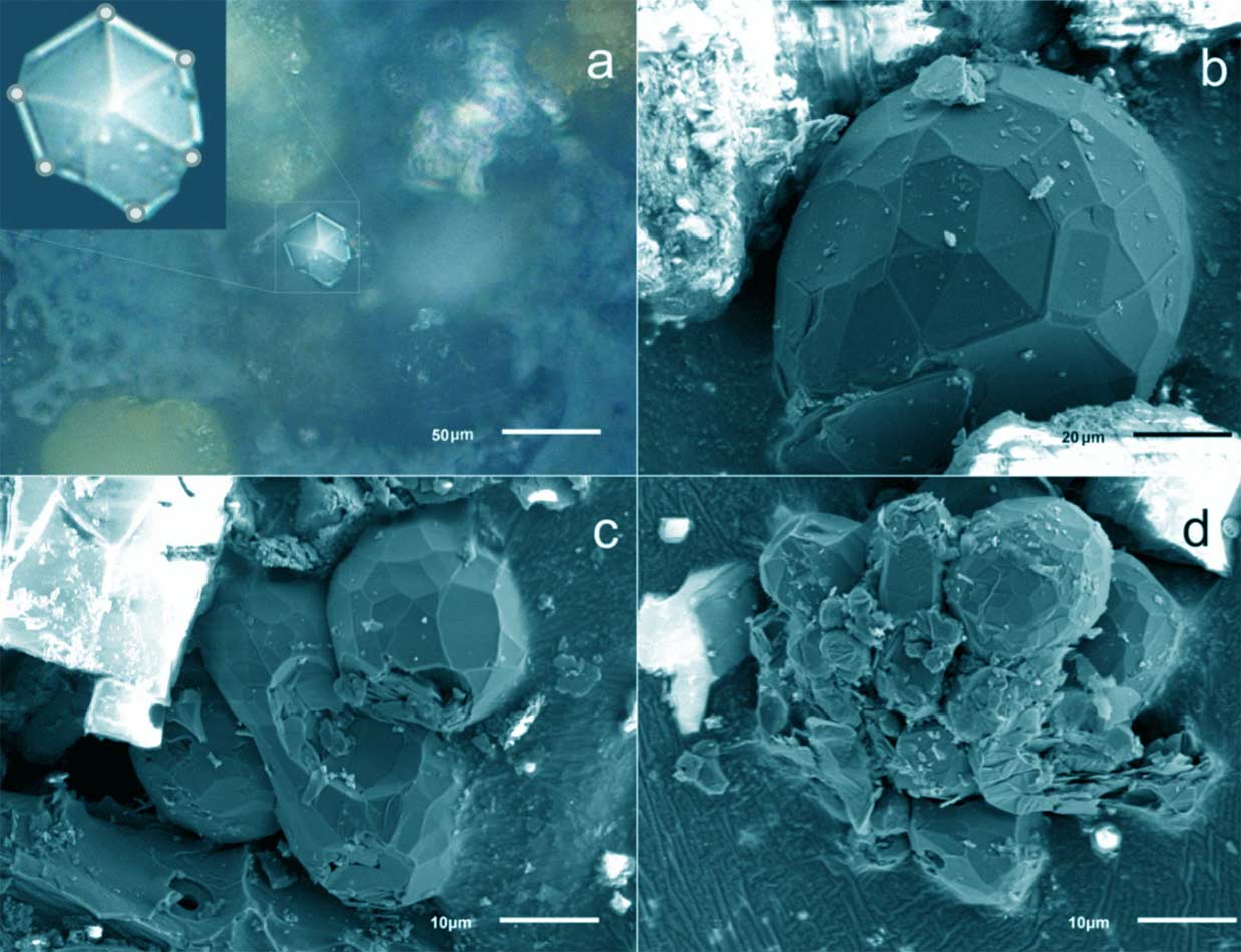 Encuentran cristales nunca vistos en el polvo del meteorito de Chelyabinsk, así se ven