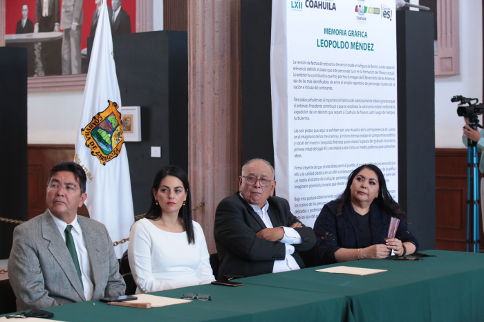 CON EXPOSICIÓN EN EL CONGRESO DE COAHUILA, CONMEMORAN EL 150 ANIVERSARIO LUCTUOSO DE BENITO JUÁREZ