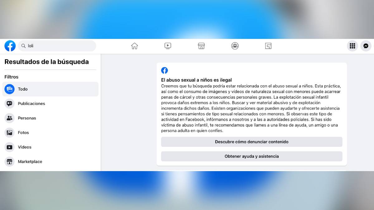 Facebook va contra abuso infantil: restringe esta palabra en buscador