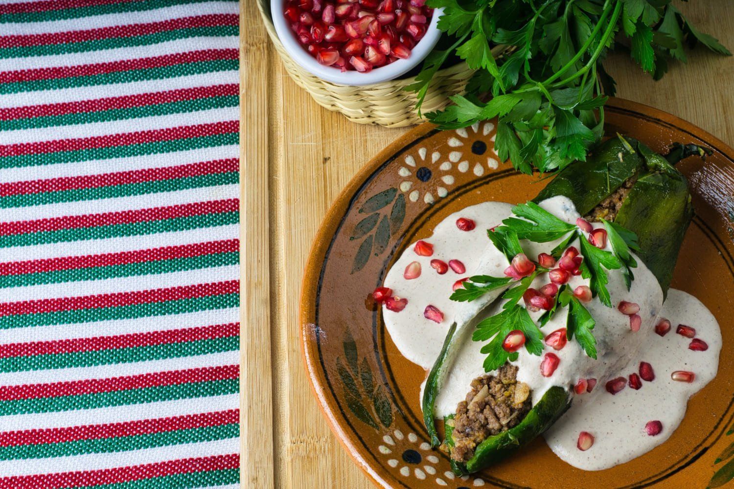 Encuentra el maridaje ideal para los chiles en nogada
