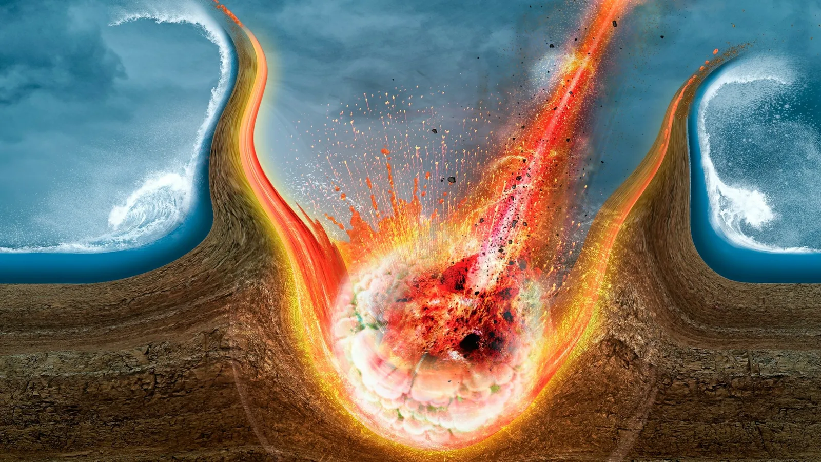 Extinción de los dinosaurios: sospechan del impacto de un segundo asteroide