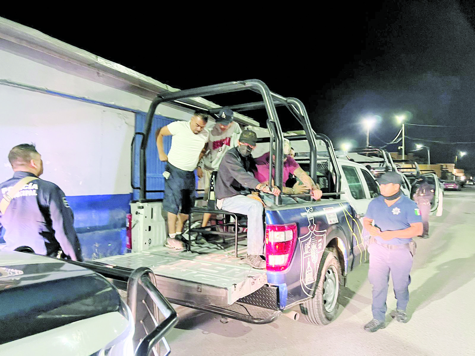 Llevan a nueve tras las rejas