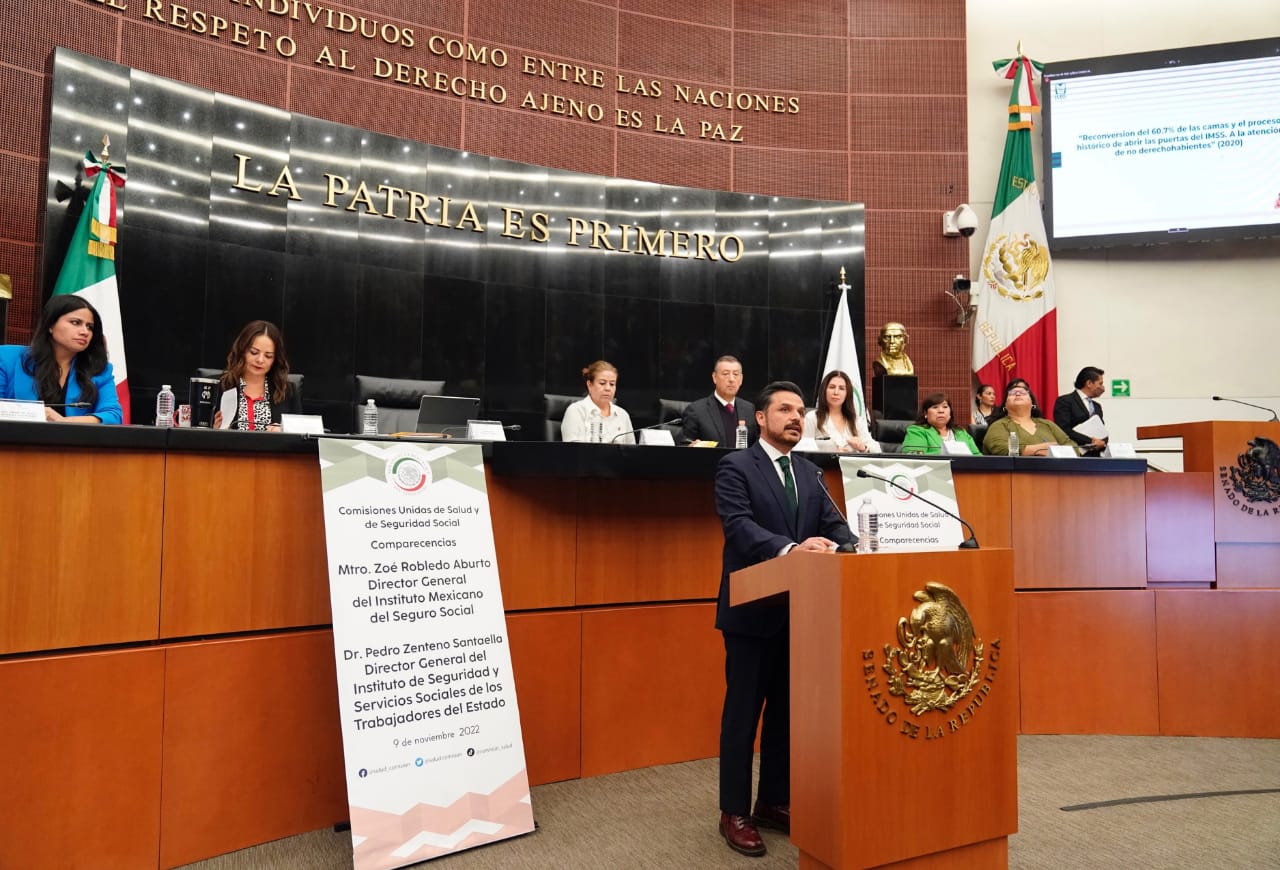 IMSS está de pie, a la vanguardia y a la altura de la transformación del país: Zoé Robledo
