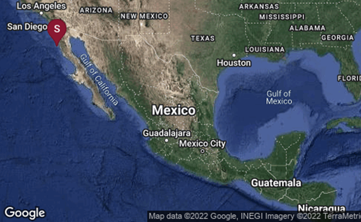 Se registra sismo de 6.2 en Baja California