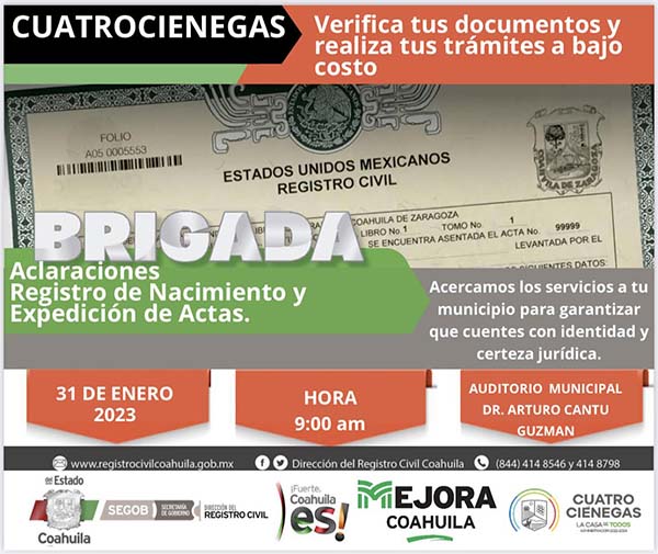 Tendrá Ciénegas brigada de actas - La Prensa de Coahuila