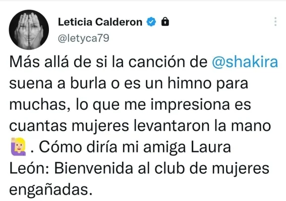 Leticia Calderón se suma al club de Shakira, el de mujeres engañadas, pero  Yadhira Carrillo la corrige - La Prensa de Coahuila