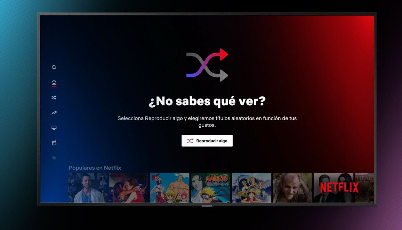 Netflix elimina el botón de reproducción aleatoria: adiós a la opción que te ahorraba tener que elegir entre miles de series y películas