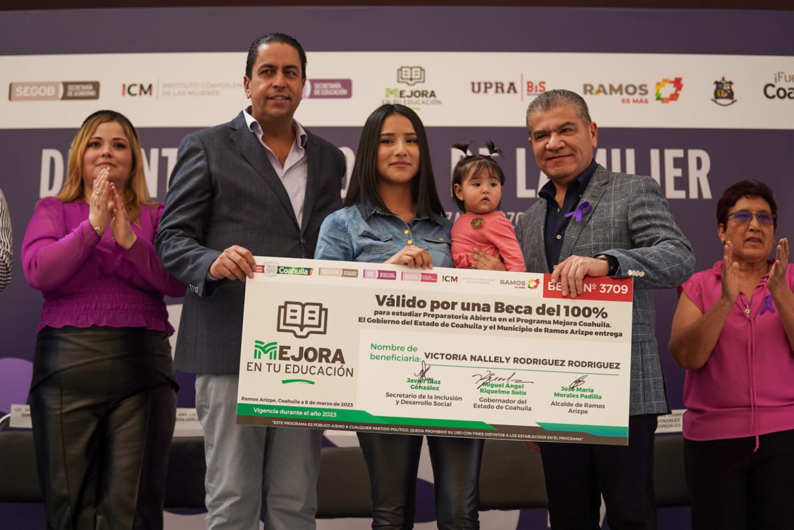 INSTITUTO COAHUILENSE DE LAS MUJERES RECONOCE A GOBIERNO DE CHEMA MORALES COMO ALIADO