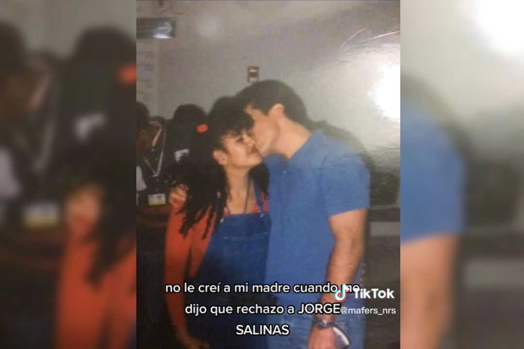 VIDEO: Tiktoker muestra fotos de Jorge Salinas, cuando el actor pretendió a su mamá pero ella lo bateó