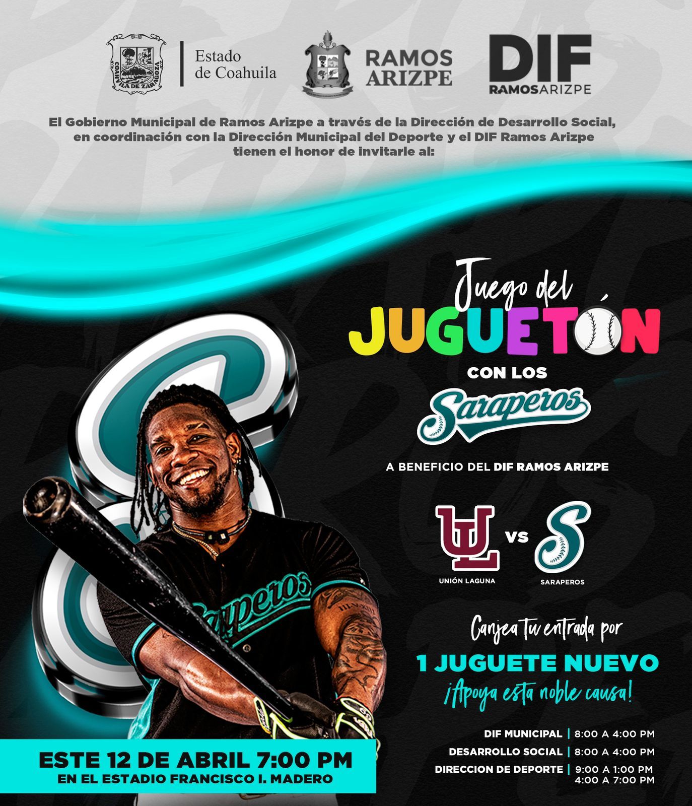 INVITAN A SUMARSE A JUEGO A BENEFICIO PARA NIÑOS DE RAMOS ARIZPE