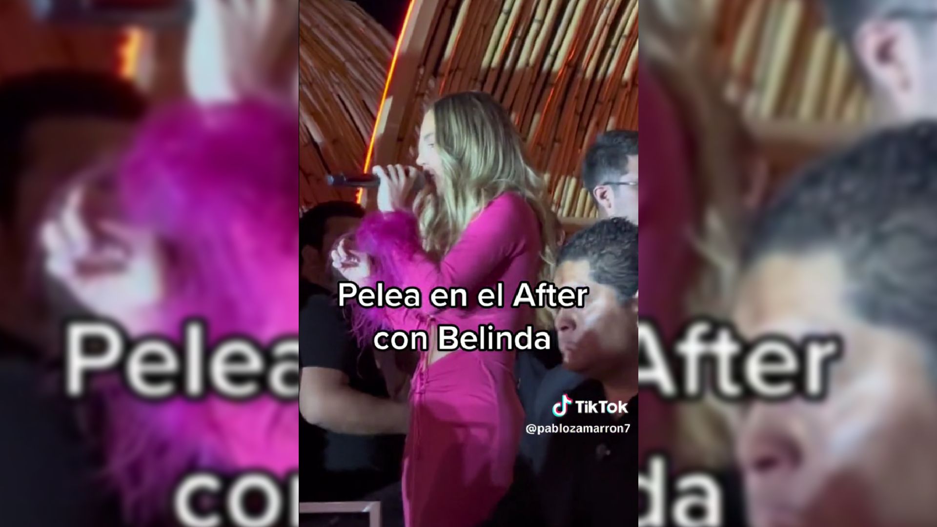 VIDEO: Fans de Belinda protagonizan pelea en concierto privado