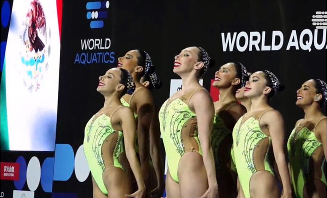 Selección Mexicana de Natación Artística gana medalla de oro en la Copa del Mundo