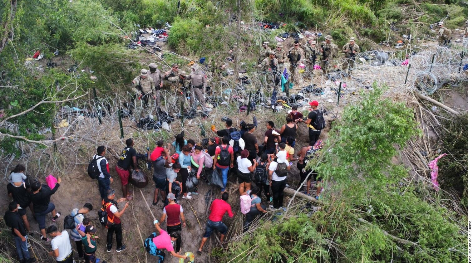 Saturan frontera 60 mil migrantes