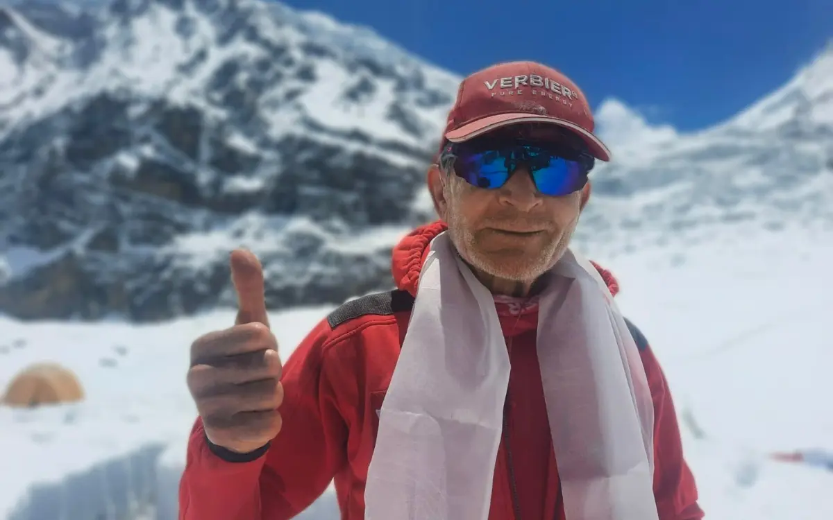 Con 84 años, casi logra escalar los picos más altos del mundo