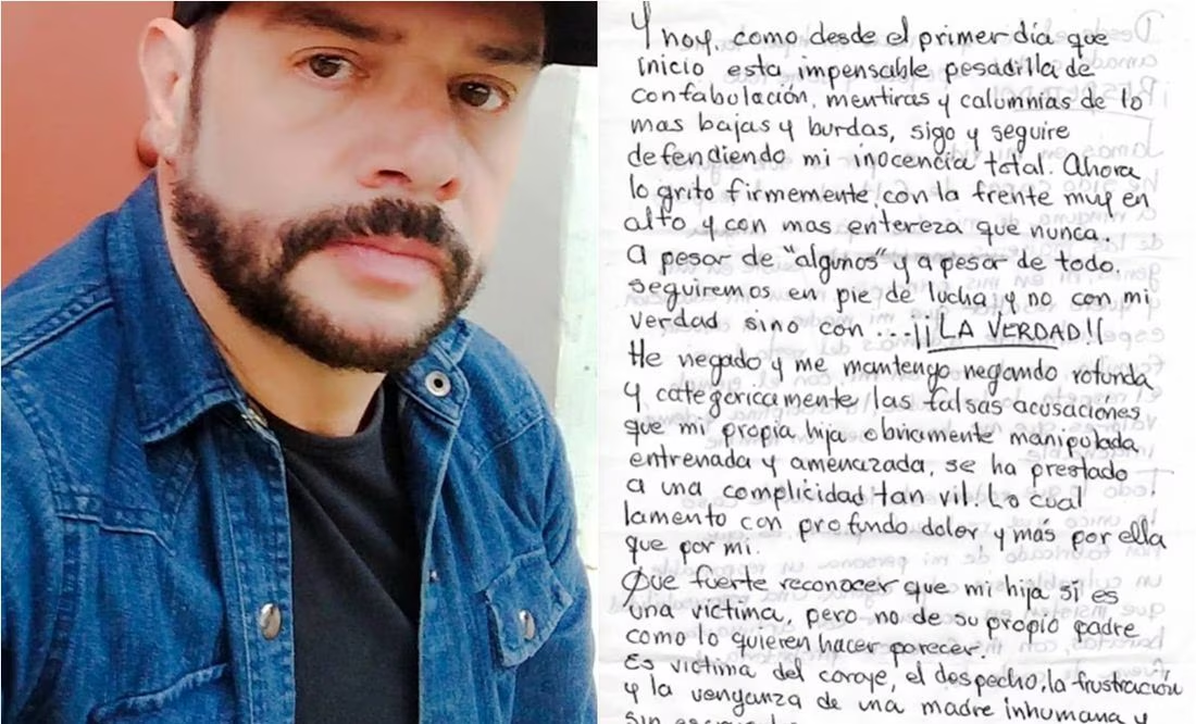 Héctor Parra escribe desde la cárcel: “Mi hija sí es una víctima, pero no de su propio padre”