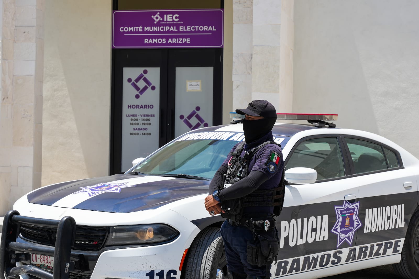 SE SUMA RAMOS ARIZPE A ESTRATEGIA PARA SEGURIDAD EN LA JORNADA ELECTORAL