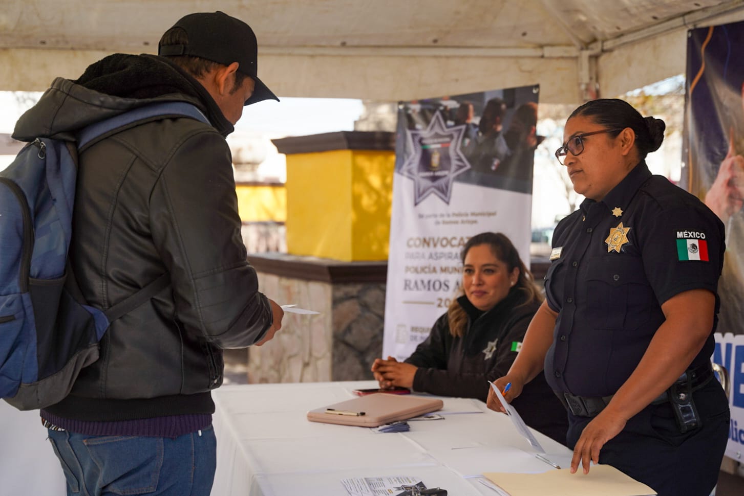 RECLUTARÁN ASPIRANTES A POLICÍAS EN FERIA DEL EMPLEO DE RAMOS ARIZPE