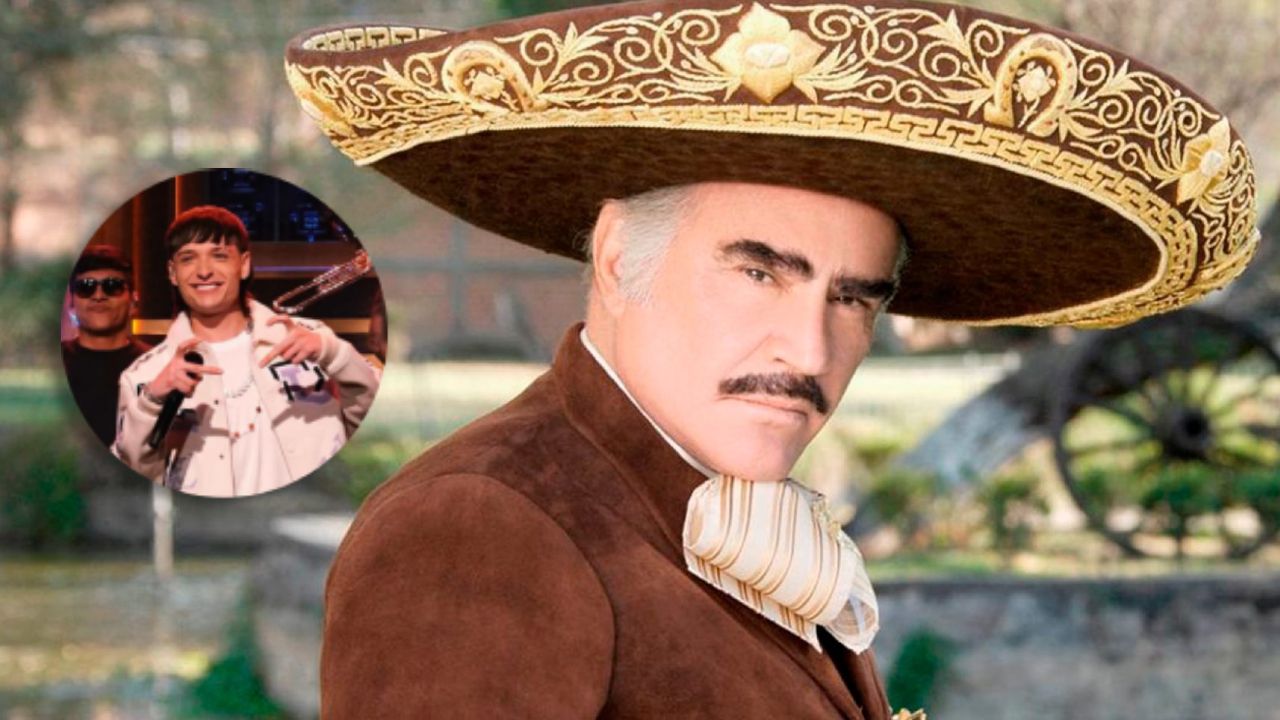 Consiguen con IA que Vicente Fernández cante ‘Ella Baila Sola’ de Peso Pluma