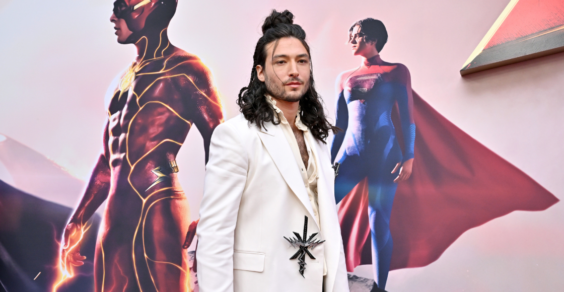 Y después de la polémica: Ezra Miller reapareció en la alfombra roja y premiere de ‘The Flash’