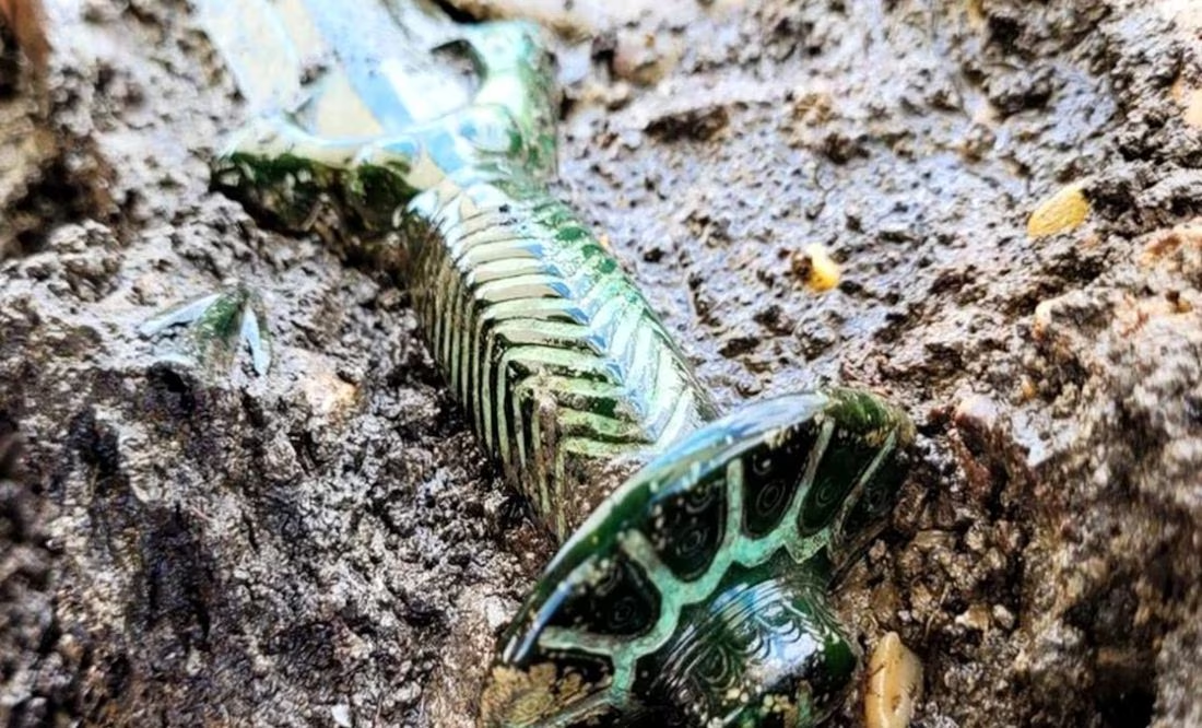 Desentierran una rara espada “octogonal” de 3 mil años de antigüedad en Alemania