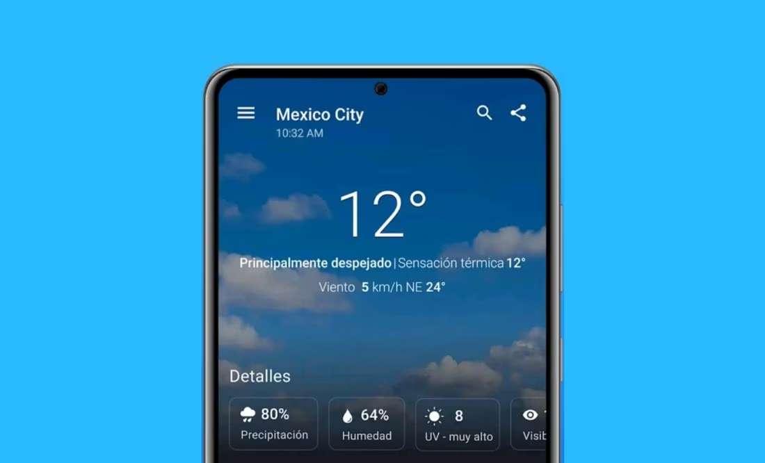 5 aplicaciones para consultar el clima en tu celular